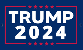 TRUMP 2024 (XXL) STARS 3'x5' Flag ROUGH TEX® 150D Nylon Double Sided