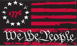 Betsy Ross We The People 1776 Red 3'x5' Flag ROUGH TEX® 100D