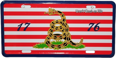 1776 Gadsden Americana Auto Tag license plate