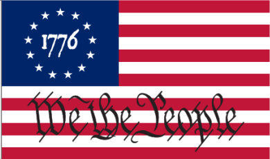 Betsy Ross 1776 We The People 3'X5' Flag ROUGH TEX® 100D