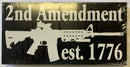 2nd Amendment EST. 1776 - Bumper Sticker
