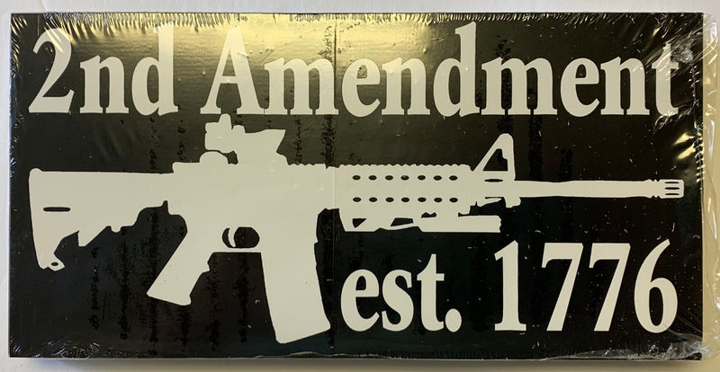 2nd Amendment EST. 1776 - Bumper Sticker
