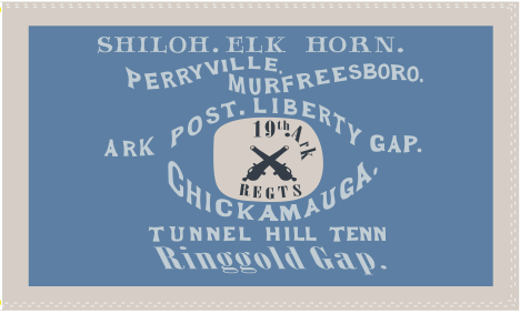 19th Arkansas Regiment 3'X5' Flag ROUGH TEX® 100D