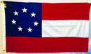 1st National 4'X6' Cotton Flag Stars & Bars (7 Stars)