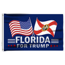 USA & Florida For Trump 3'X5' Flag Rough Tex® 68D Nylon