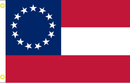 1st National 13 Stars 6'x10' Embroidered Flag ROUGH TEX® 600D Nylon