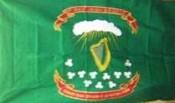 3X5 1ST IRISH INFANTRY REGIMENT BRIGADE COTTON EMBROIDERED & SEWN