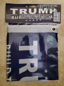 TRUMP BUILD THE WALL Campaign Flag 12x18 Inches Boat Flags 100D Rough Tex ®