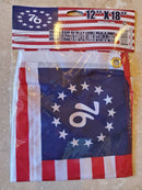 12X18 INCH BOAT FLAG ROUGH TEX 100D '76 Betsy Ross 76 America 1776 Official