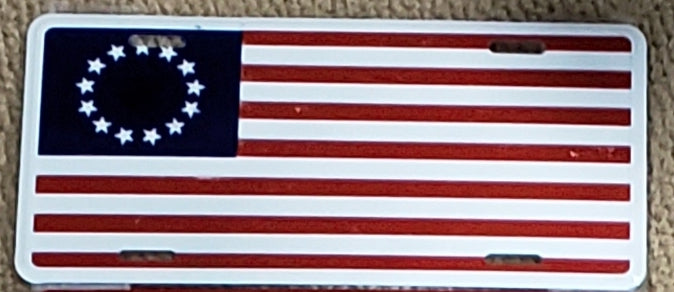 Betsy Ross License Plate