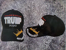 Black Trump 2020 45th President Hat Gold Signature Cap - Original Trump Hat
