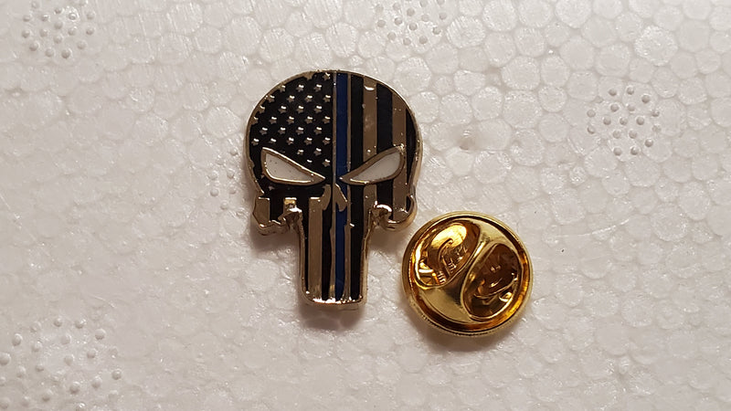 Police Punisher - Cloisonne Hat & Lapel Pin