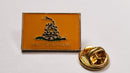 Gadsden Don't Tread On Me Rectangle Lapel Pin