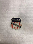 Trump America Shield Lapel Pin Keep America Safe USA