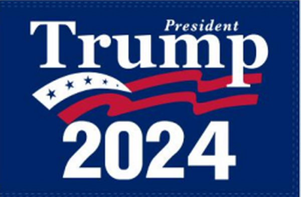 President Trump 2024 3'X5' Flag Rough Tex® 100D