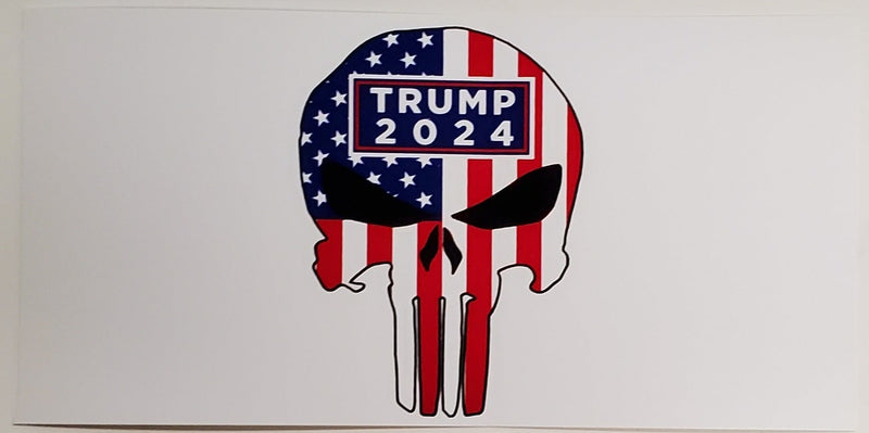 Trump 2024 Punisher Bumper Sticker