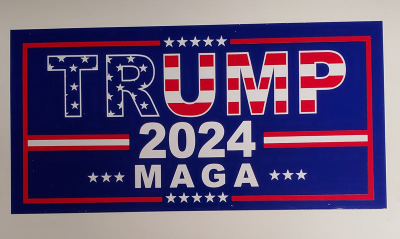 Trump 2024 M A G A - Bumper Sticker
