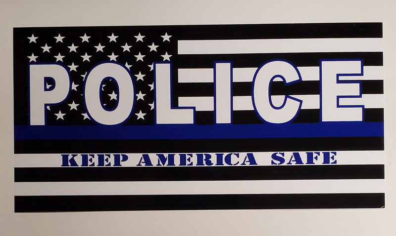 Police Keep America Safe KAS  Bumper Sticker