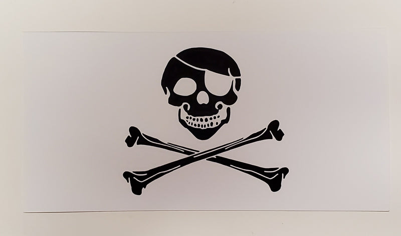 Jolly Roger Assorted Mixed Designs Pirate Bumper Stickers Hot Sales