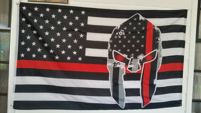 US Fire Molon Labe 3'X5' Flag ROUGH TEX® 100D