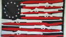 Betsy Ross Gun Rifles 3'X5' Flag Rough Tex® 100D 1776