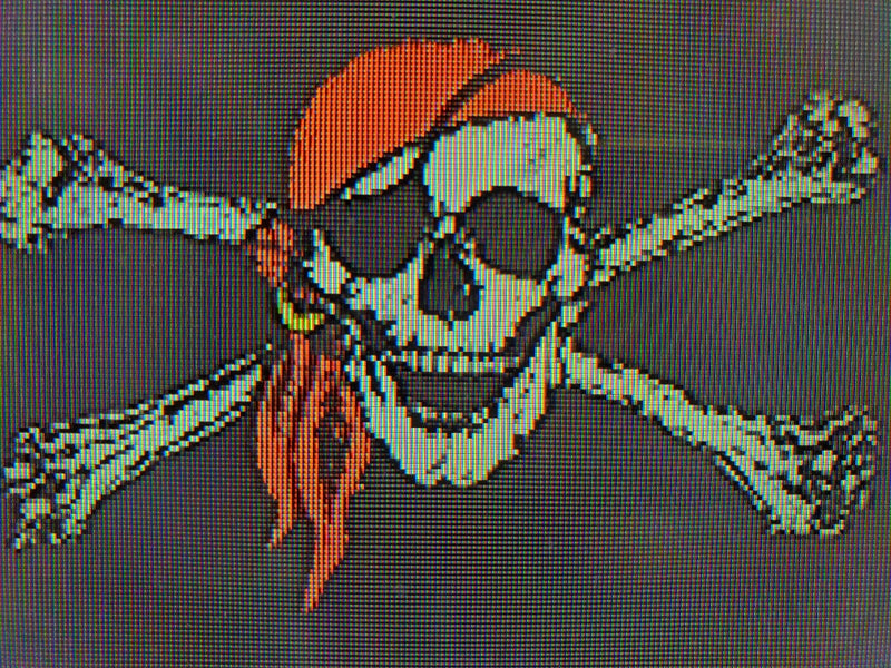 RED BANDANA PIRATE FLAG 3'X5' TAMPA BAY RED SCARF JOLLY ROGER FLAG ECONOMY SALE FLAGS