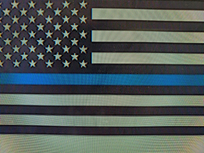 BLUE LINE POLICE US LAW ENFORCEMENT 3'X5' THIN BLUE USA MEMORIAL FLAG ECONOMY SALE FLAGS