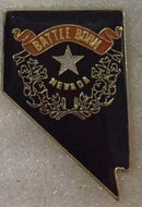 Nevada State Flag Map Lapel Pin
