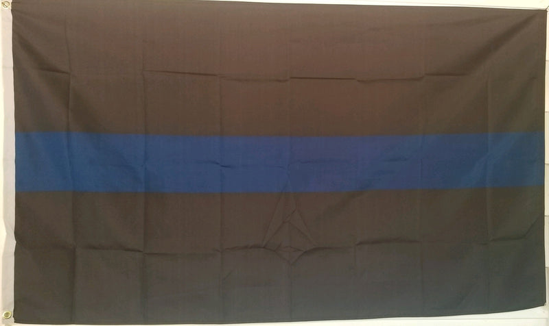3'x5' Thin Blue Line Official Police Flags