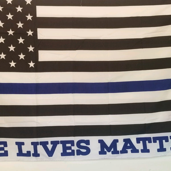 New We Support AND Pray For Our Police Blue Lives Matter 3X5 TBL Flag New We Support AND Pray For Our Police Blue Lives Matter 3X5 TBL Flag