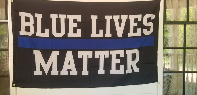 BLUE LIVES MATTER 3X5' Thin Blue Line Official Police Flags