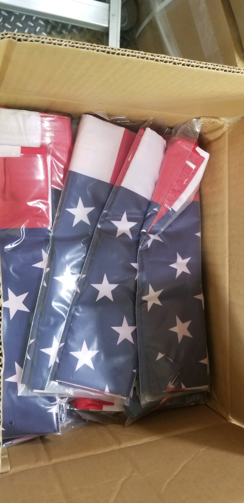 U.S.A. 100D PREMIUM PRINTED 12 American USA Flags 3x5ft sold by the dozen! 3'x5'
