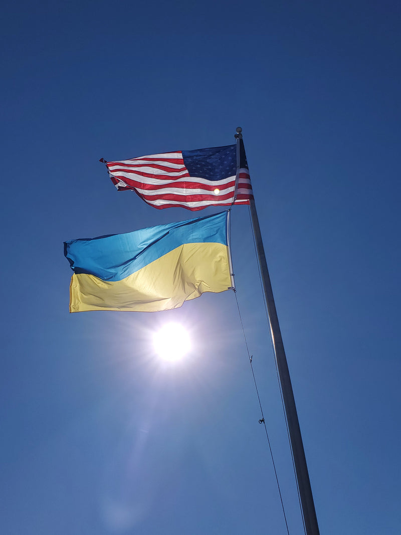 Ukraine 5'x8' Flag Rough Tex® 100D
