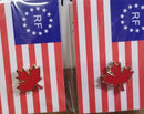 Canadian Maple Leaf Pins Cloisonné Canada