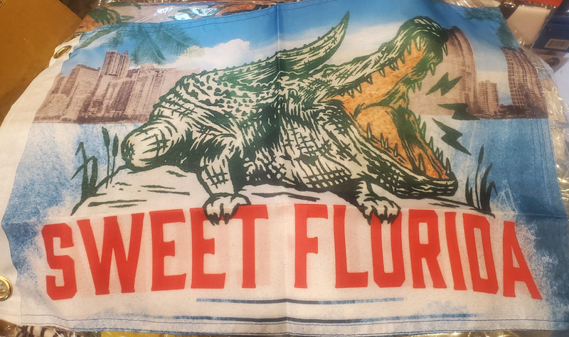Sweet Florida 2'x3' Boat Flag Double Sided 100D