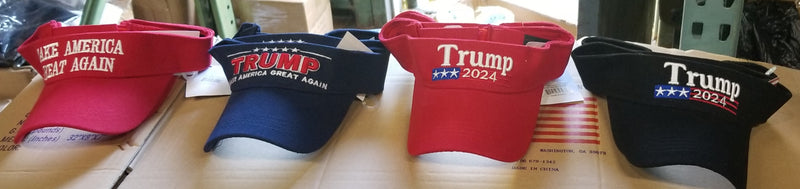 Assorted Trump 2024 Embroidered Visors