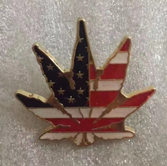 USA Marijuana Lapel Pin