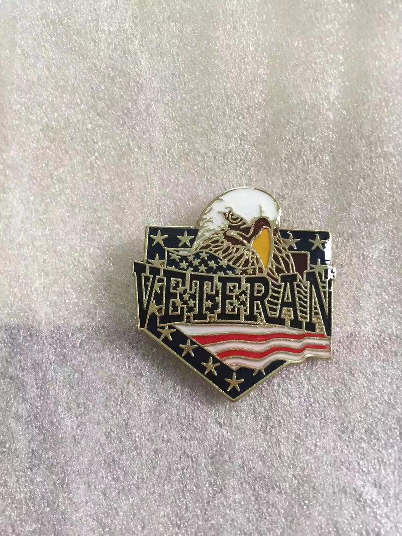 Veteran USA Eagle Lapel Pin