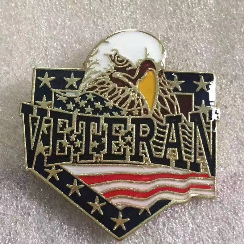 Veteran Eagle Lapel Pin