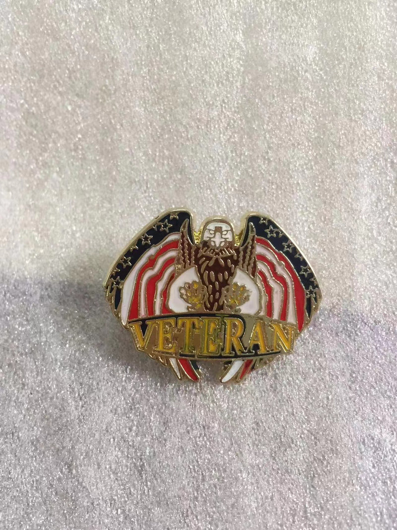 Veteran Eagle Lapel Pin