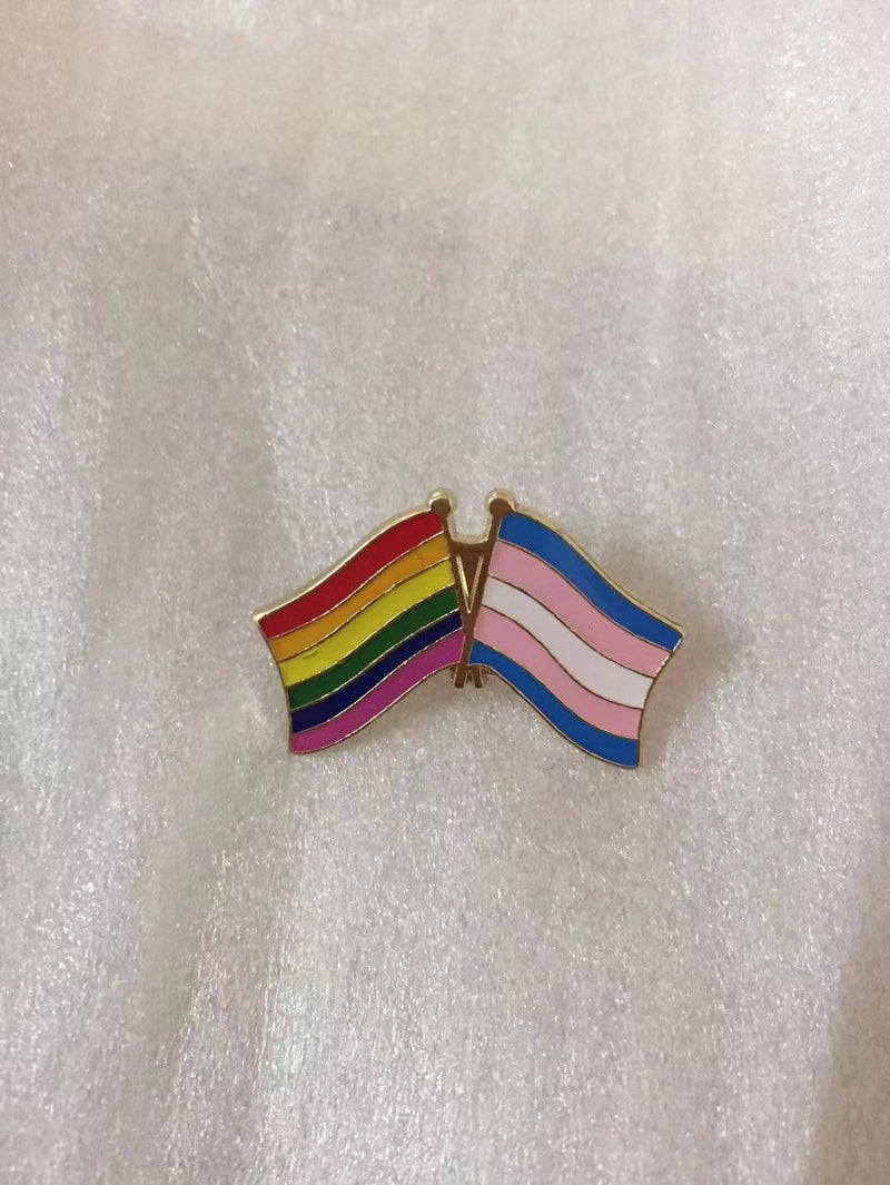 Rainbow Transgender Pride Lapel Pin