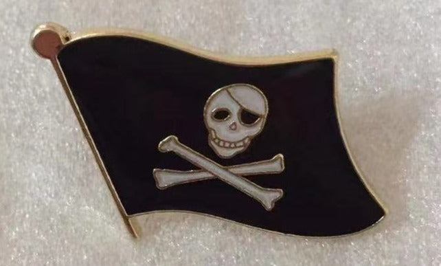 Jolly Roger Pirate Lapel Pin