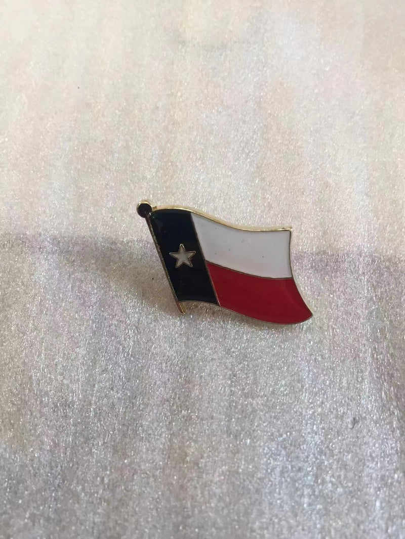 Wavy Texas Lapel Pin
