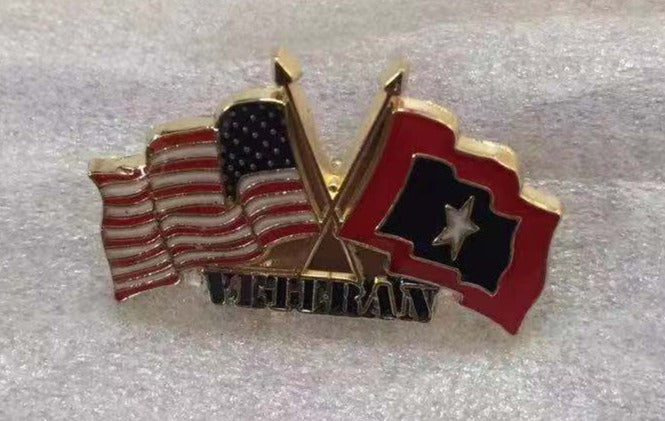 USA Service Star Veteran Lapel Pin
