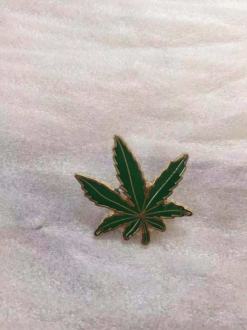 Marijuana Leaf Lapel Pin