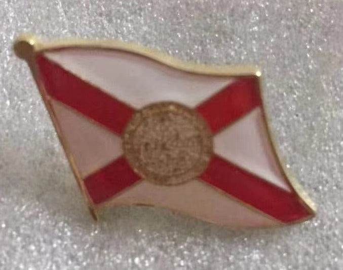 Florida Wavy Lapel Pin