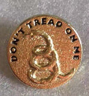 Don't Tread On Me Lapel Pin Gadsden Vintage Round