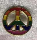 Rainbow Peace Lapel Pin