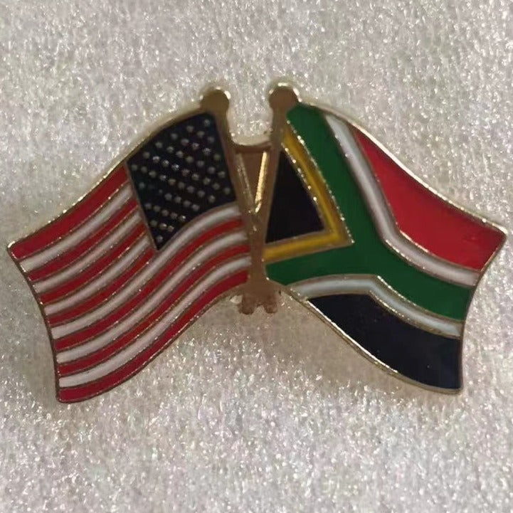 USA South Africa Lapel Pin