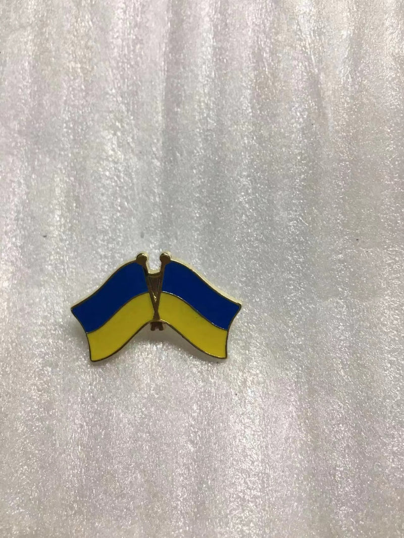 Double Ukraine Lapel Pin